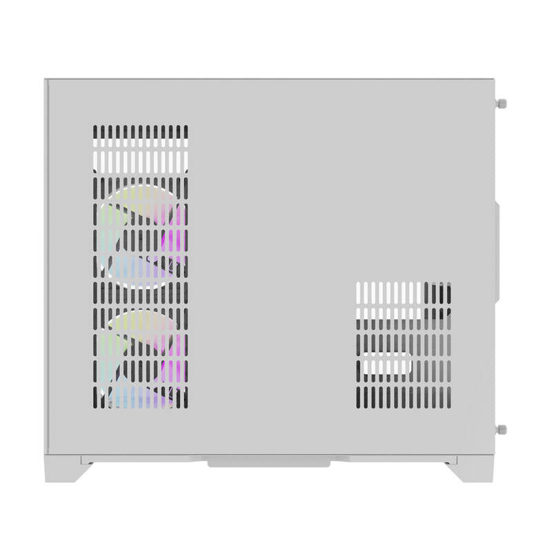 Darflash FT418 computerkasse + 6 aRGB-ventilatorer (hvid)