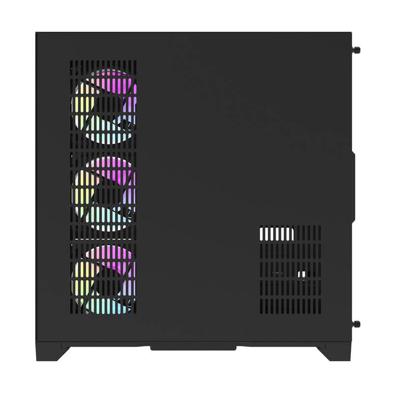 Darflash FT418 PRO computerkasse + 7 aRGB-ventilatorer (sort)