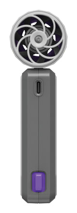 Verbatim Cool 'n' Go AirJet Grå, Lilla Håndholdt ventilator