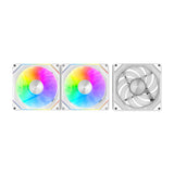 Darkflash Gauss G24 3-i-1 computerventilatorer (hvid)