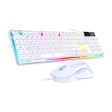 MageGee K1 kablet tastatur + mus (hvid)