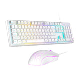 MageGee K1 kablet tastatur + mus (hvid)