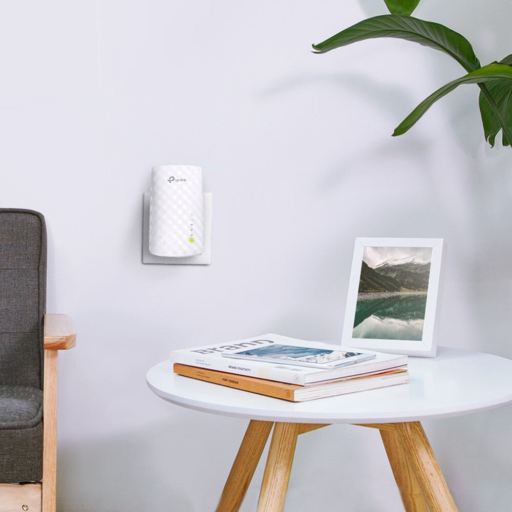 TP-Link RE200 netværk forlænger Netværksgentager Hvid 10, 100 Mbit/s