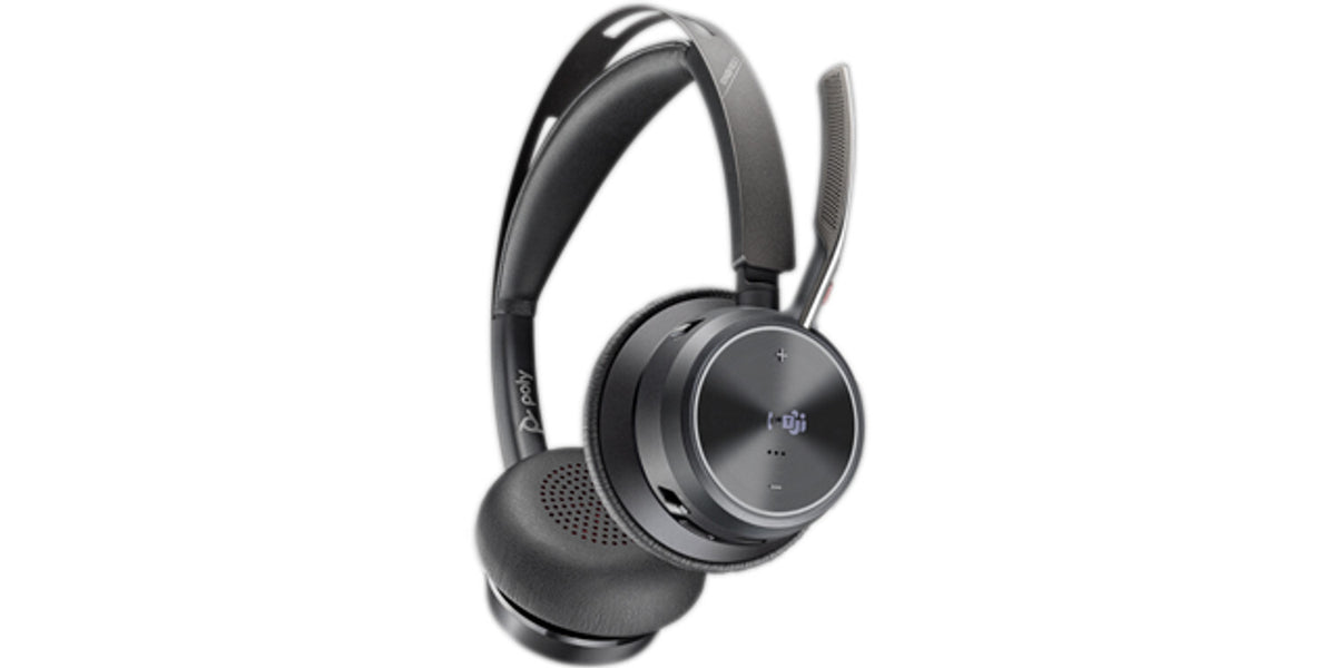 HP Poly Voyager Focus 2 Trådløs Høretelefoner Sort