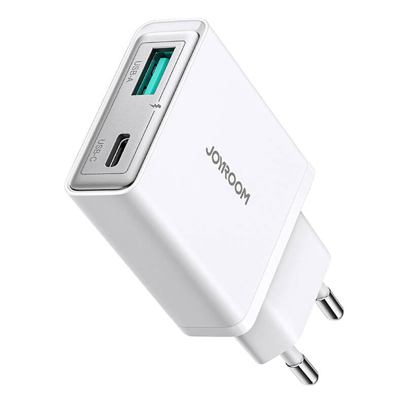 Joyroom-netoplader JR-TCF14 (A + C) Super Slim 20W (hvid)