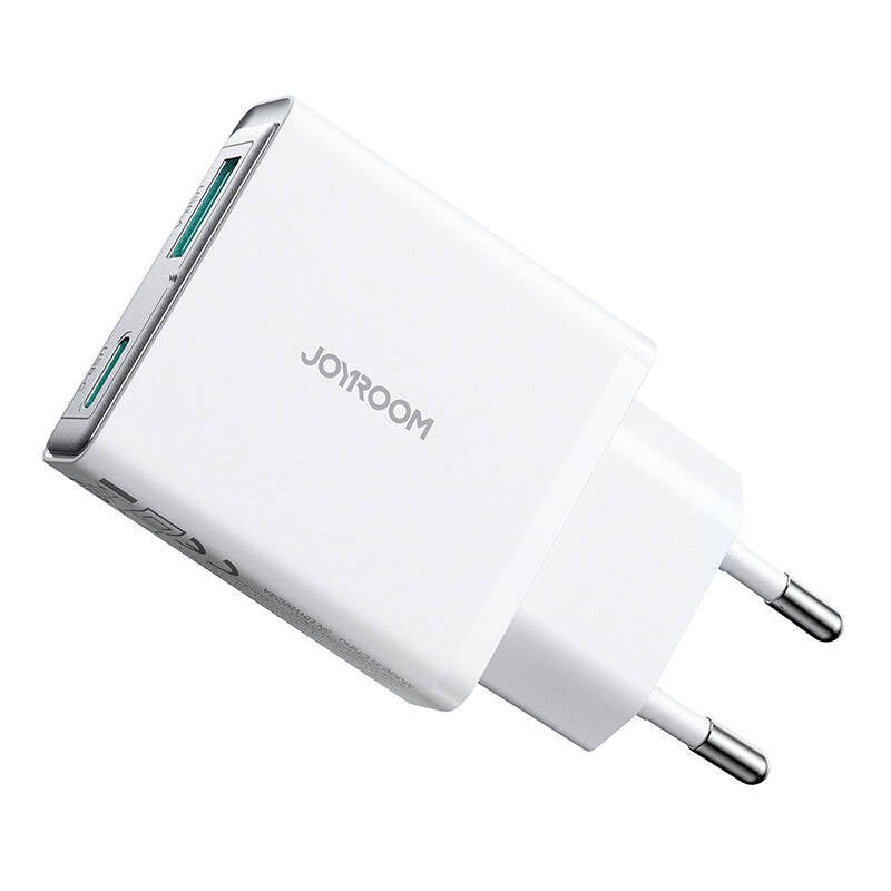 Joyroom-netoplader JR-TCF14 (A + C) Super Slim 20W (hvid)