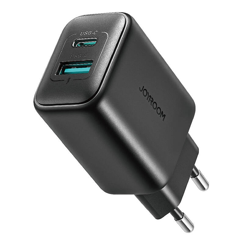 Joyroom JR-TCF13 Dual-Port (A + C) 25W Power Charger (sort)