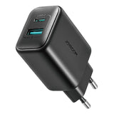 Joyroom JR-TCF13 Dual-Port (A + C) 25W Power Charger (sort)
