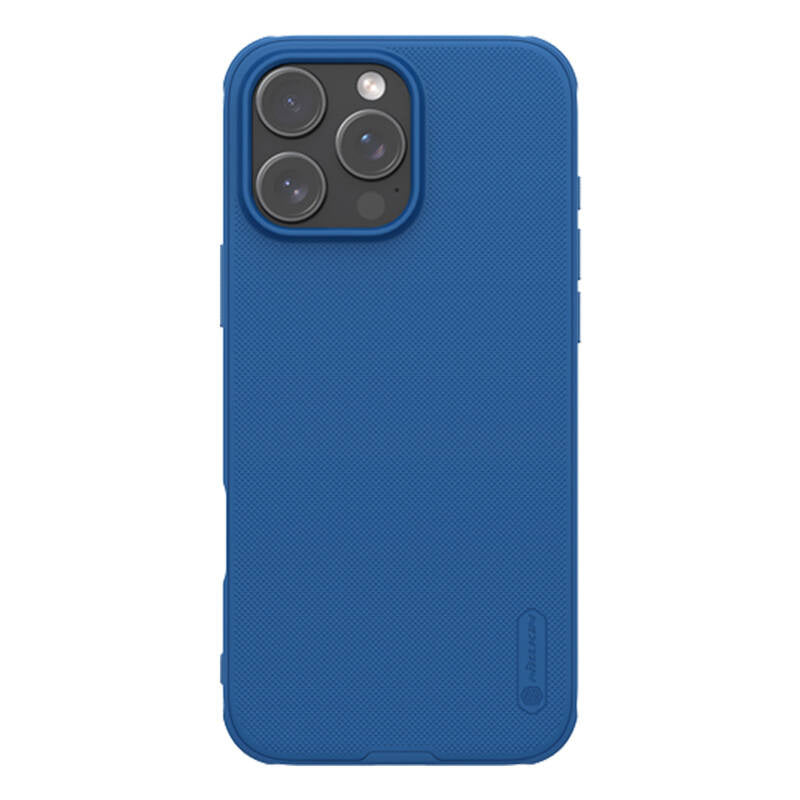 Case Nillkin Super Frosted Shield Pro Magnetisk iPhone 16 Pro (niebieski)