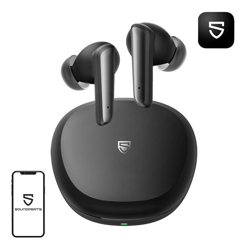 TWS Soundpeats Life Lite hovedtelefoner (sort)