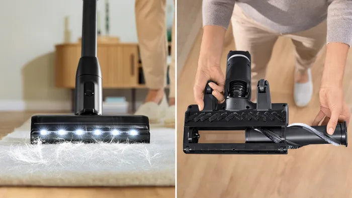 Bosch BCS1041WAC stav støvsuger & elektrisk kost Stick vakuum Batteri Dry HEPA Poseløs 0,4 L 23,5 W Sort, Hvid 4 At