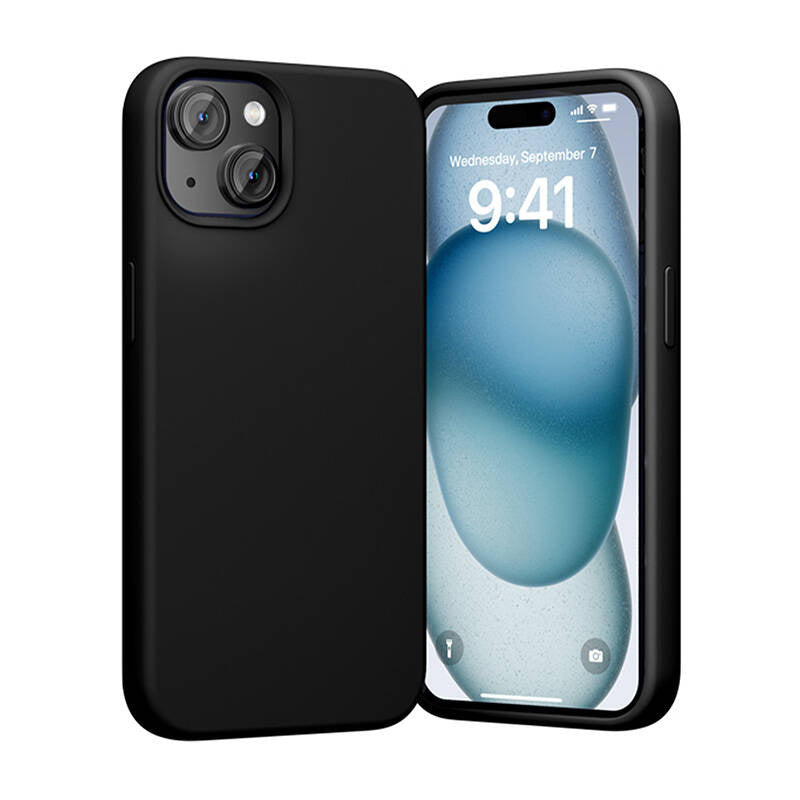 Vention KUFB0-10 Silicone Case til iPhone 15 (sort)