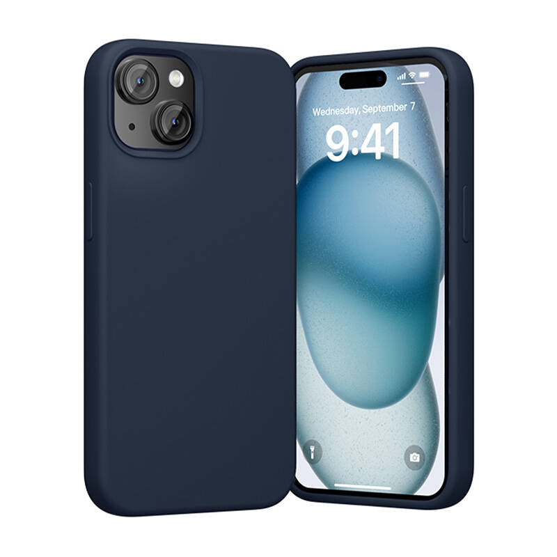 Vention KUFL0-10 Silicone Case til iPhone 15 (blå)