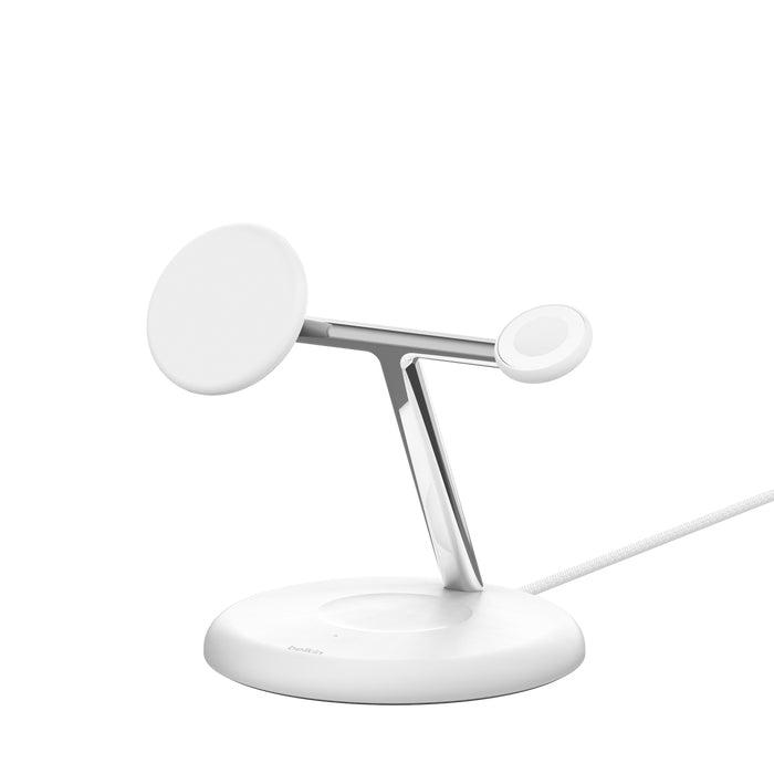 Belkin 3-i-1 Qi2 15w - White