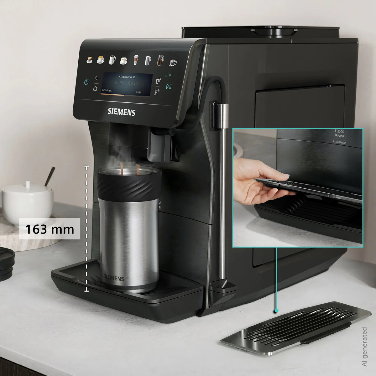 Siemens TP607EF5 kaffemaskine Fuld-auto Espressomaskine 1,8 L