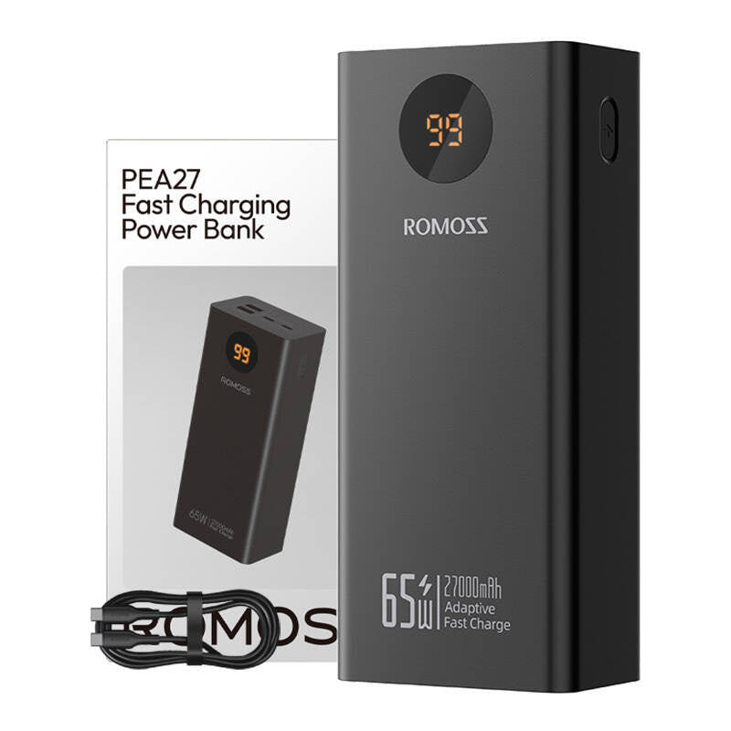 Powerbank Romoss PEA27S Pro 27000mAh 65W (sort)