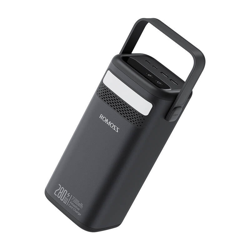 Powerbank Romoss PMT75-DC 75000mAh 280W, 240Wh (sort)