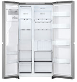 LG GSJC40PYPE side-by-side køle-fryseskab Fritstående 638 L Sølv