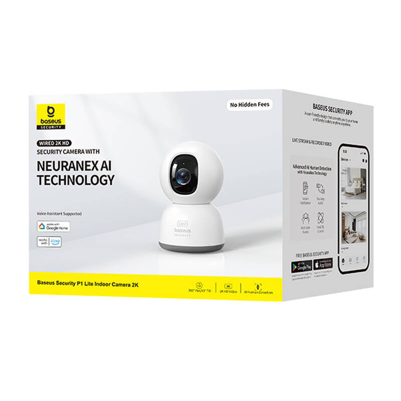 Baseus P1 Lite 2K Indendørs kamera (hvid)