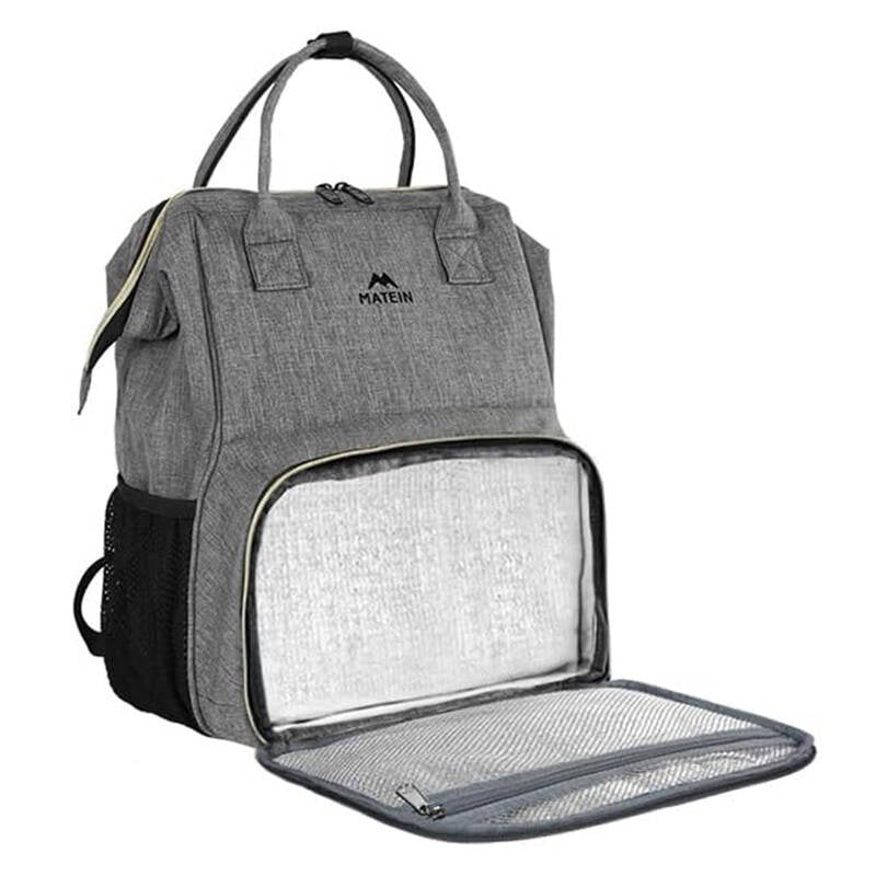 Laptop rygsæk / frokostpose 15,6' Matein 1368 USB Grey