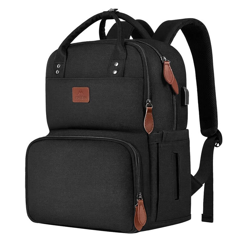Laptop rygsæk / Lunch Bag 15.6' Matein 1162 USB sort