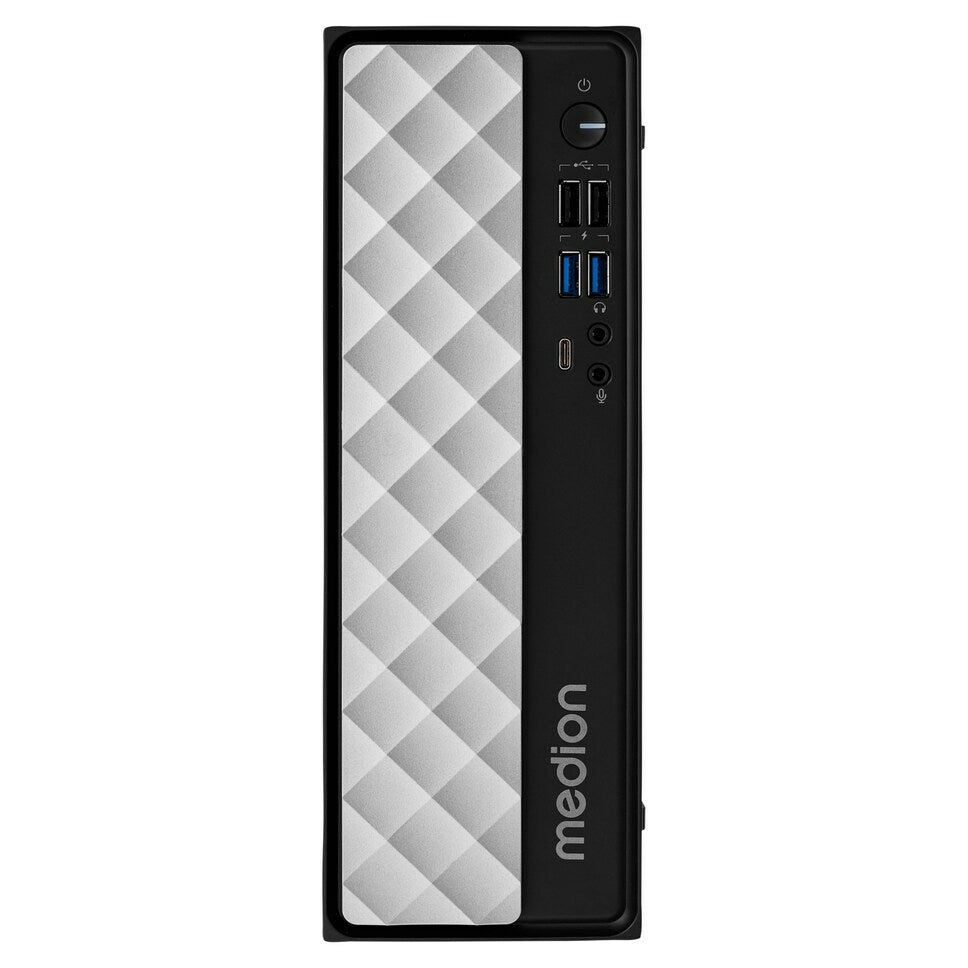 MEDION T80 MINI PC Intel® Core™ i5 i5-12450H 16 GB DDR4-SDRAM 512 GB SSD Sort, Grå