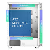Montech X3 GLASS Midi Tower Hvid