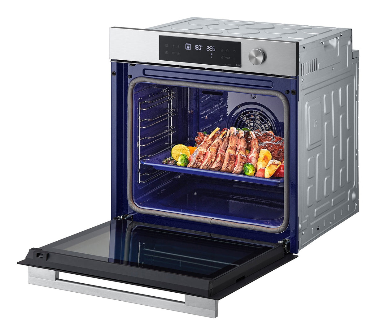 LG WSED7612S 76 L Sort, Rustfrit stål