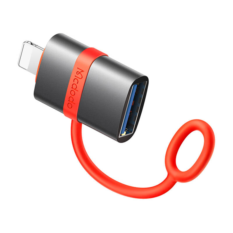 McDodo OT-3810 USB-A til Lightning Adapter (sort)