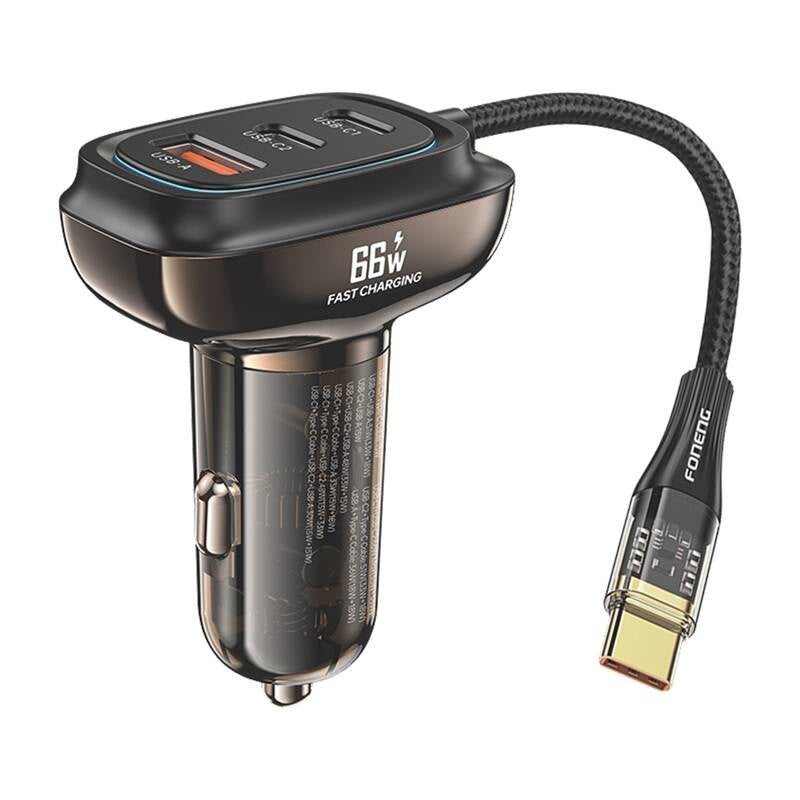 Foneng C20 A + C + C 66W bil oplader 3 porte