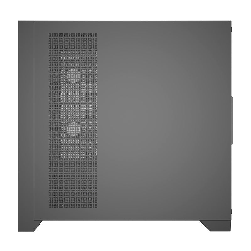 Darkflash DRX90 glas computerkasse (sort)