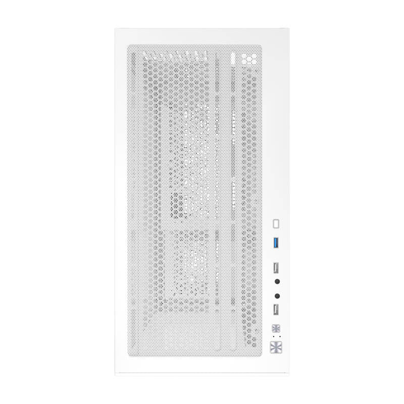 Darkflash C218M computercase + 6 ARGB-ventilatorer (hvid)