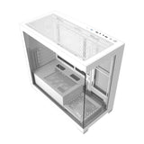 Darkflash C218M computercase + 6 ARGB-ventilatorer (hvid)