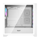 Darkflash DRX90 Glas computerkasse (hvid)