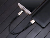 Baseus Nimble flad kabel USB / USB-C kabel med holder 2A 0.23M sort (CATMBJ-01)