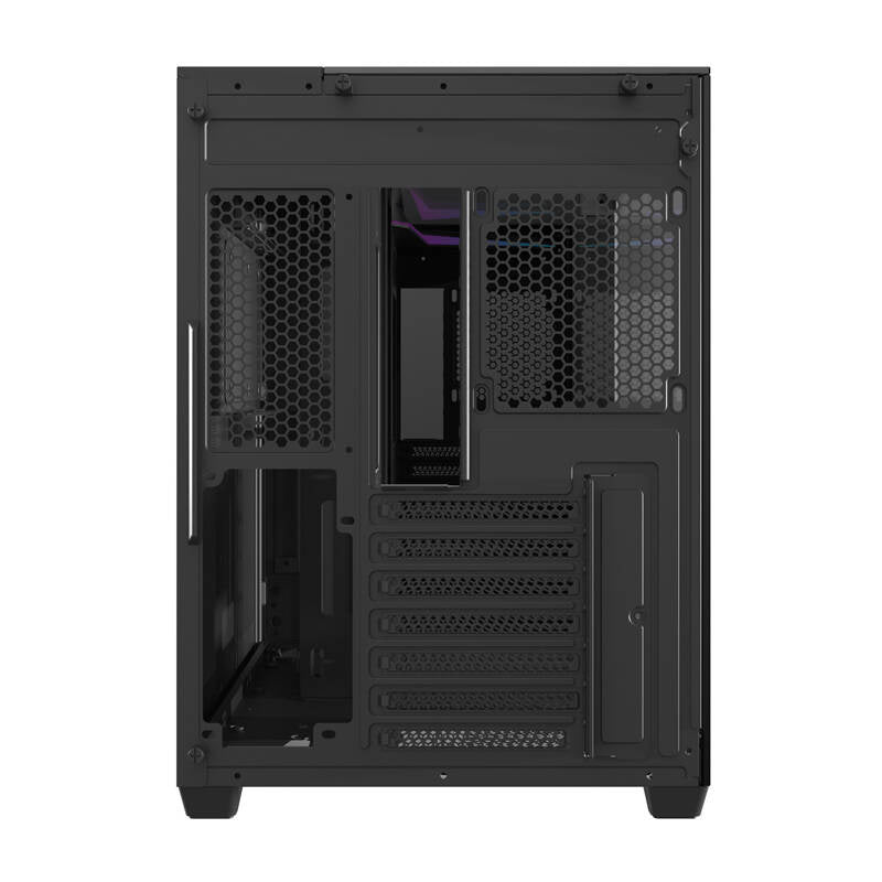 Darkflash TH285 computerkasse (sort) + 4 vifter
