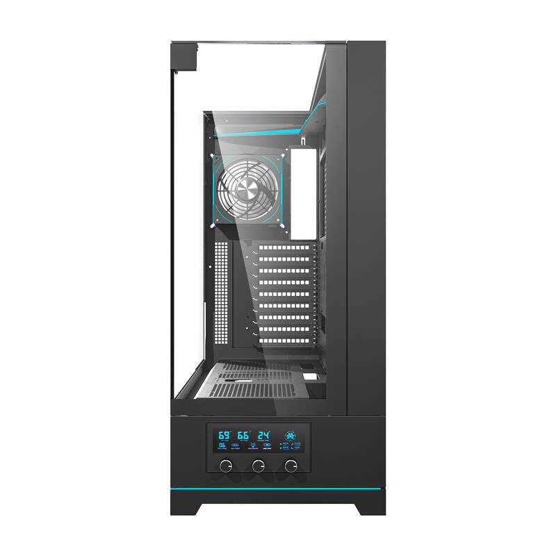 Darkflash DY450L PRO computercase (sort) + 1 fan