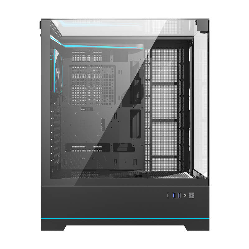 Darkflash DY450L PRO computercase (sort) + 1 fan