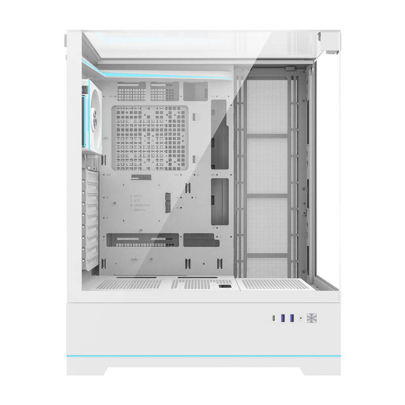 Darkflash DY450L PRO computercase (hvid) + 1 fan