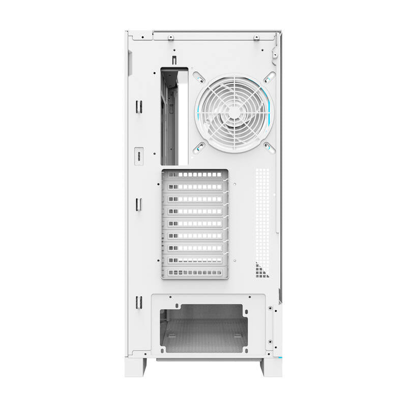 Darkflash DY450L PRO computercase (hvid) + 1 fan