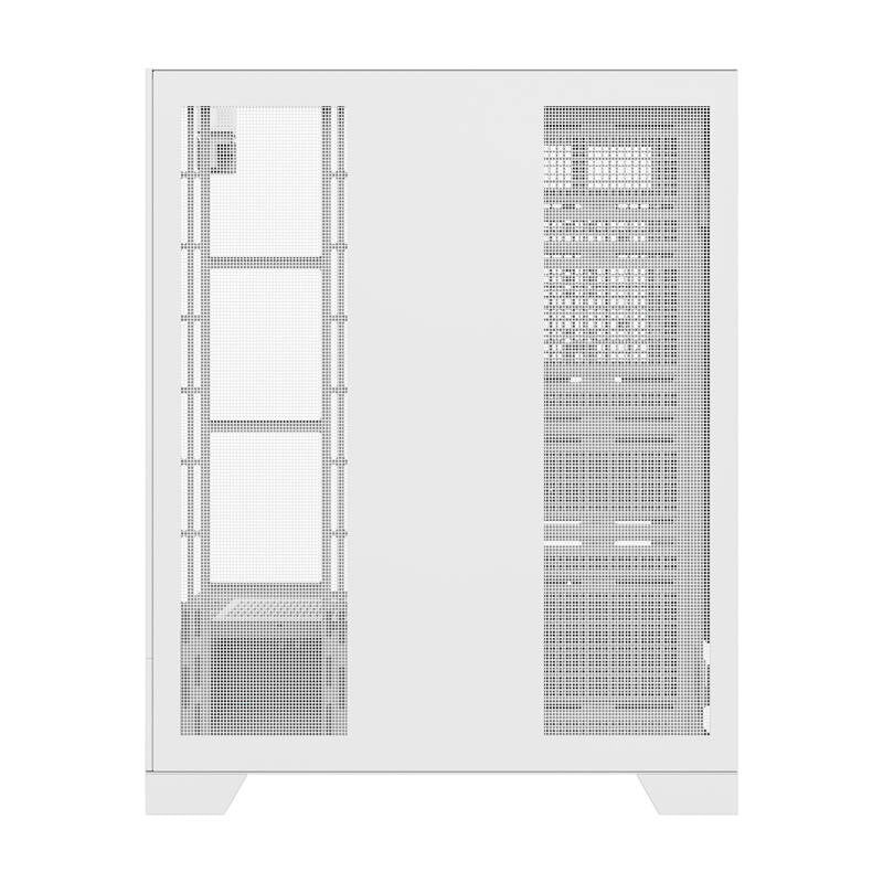 Darkflash DY450L PRO computercase (hvid) + 1 fan