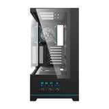 Darkflash DY451 PRO computercase (sort) + 1 fan