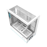 Darkflash DY451 PRO computercase (hvid) + 1 fan