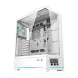 Darkflash DY451L PRO computercase (hvid) + 1 fan