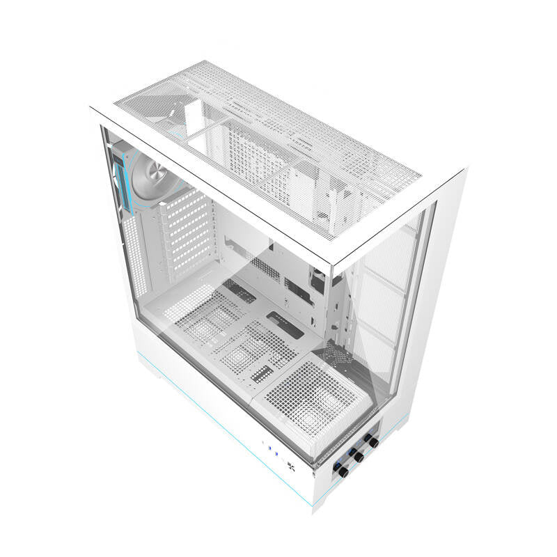 Darkflash DY451L PRO computercase (hvid) + 1 fan
