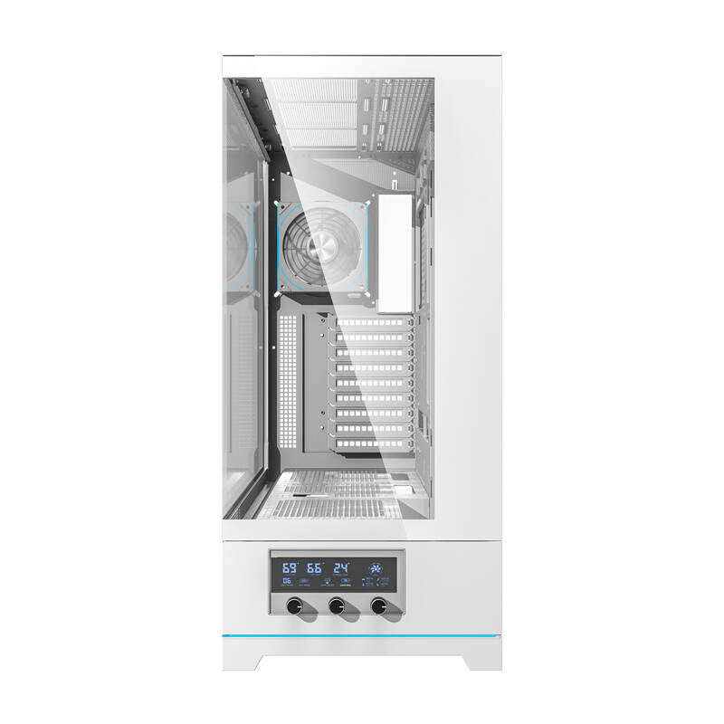 Darkflash DY451L PRO computercase (hvid) + 1 fan