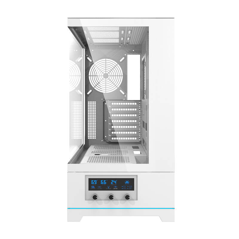 Darkflash DY451 computerkasse uden vifter (hvid)