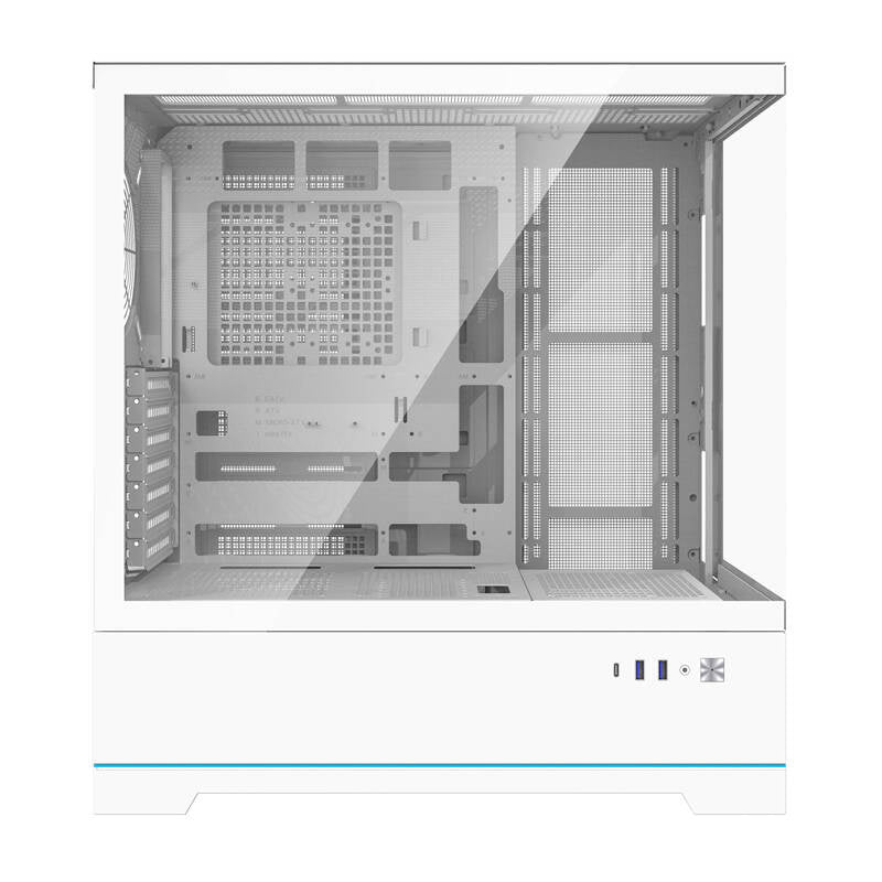 Darkflash DY451 computerkasse uden vifter (hvid)