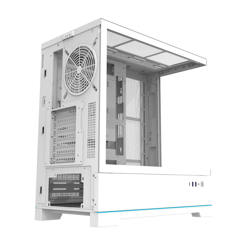 Darkflash DY451 computerkasse uden vifter (hvid)