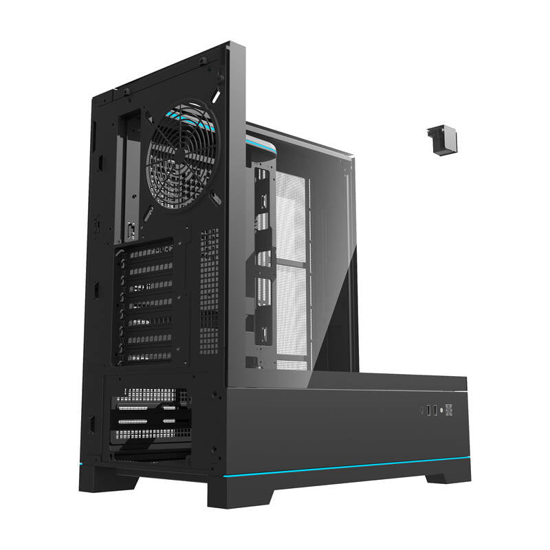 Darkflash DY450 computerkasse uden vifter (sort)